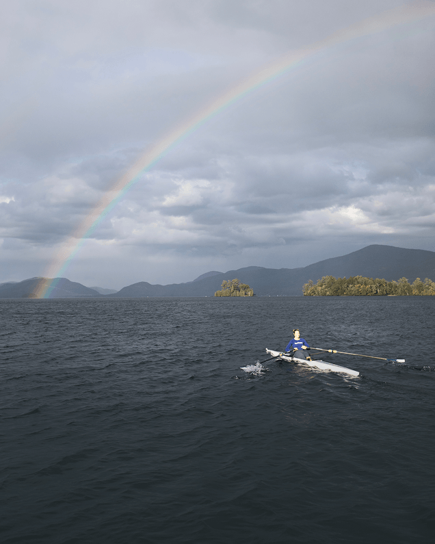 Coach Buffy on Lake George