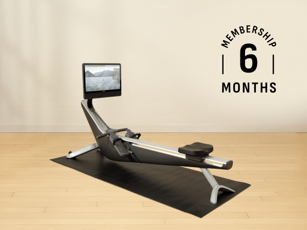 Bundle including Arc Rower, 6 Month Membership, Machine Mat