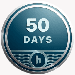 Habit Builder 50 day badge