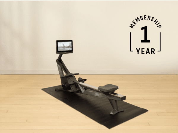 Bundle including • Wave Rower, • 1 Year Membership, <br>, <u>FREE with purchase ($300 value):</u>, • Machine Mat, • Heart Rate Monitor, • On the Mat Kit