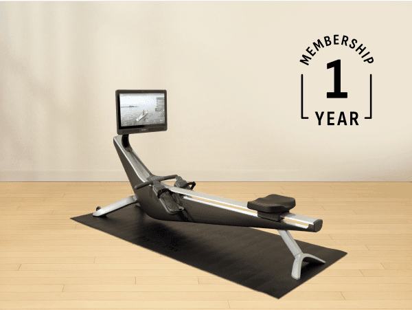 Bundle including Origin Rower, Machine Mat, 1 Year Membership