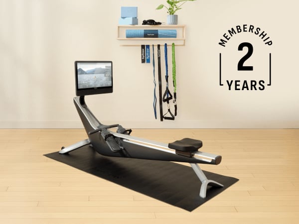Bundle including Arc Rower, Machine Mat, On the Mat Kit, 2 Year Membership, One on One Personal Coaching