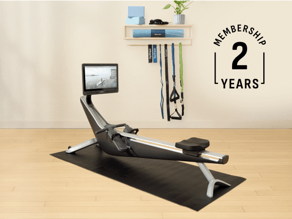 Bundle including Origin Rower, Machine Mat, On the Mat Kit, 2 Year Membership, One on One Personal Coaching