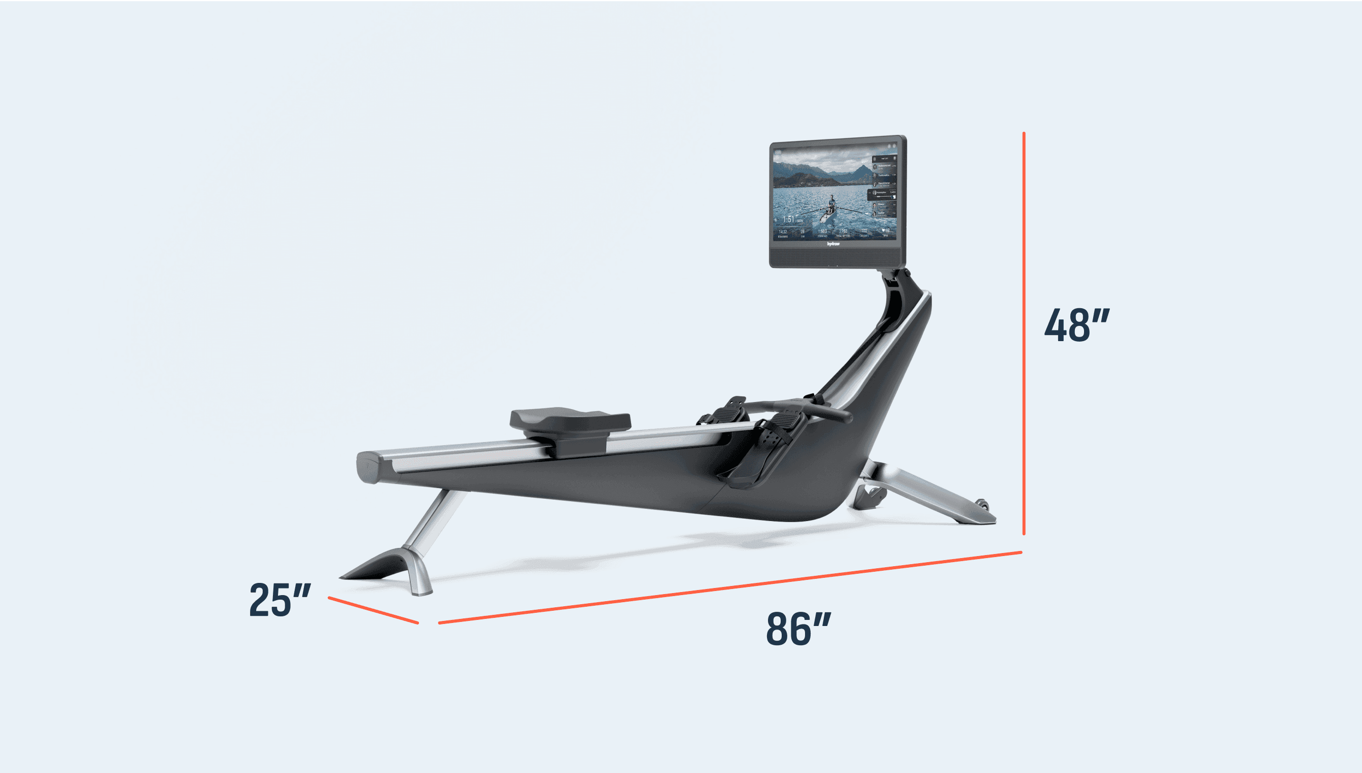 Hydrow Arc Rower Advanced Rowing Machine for Peak Performance