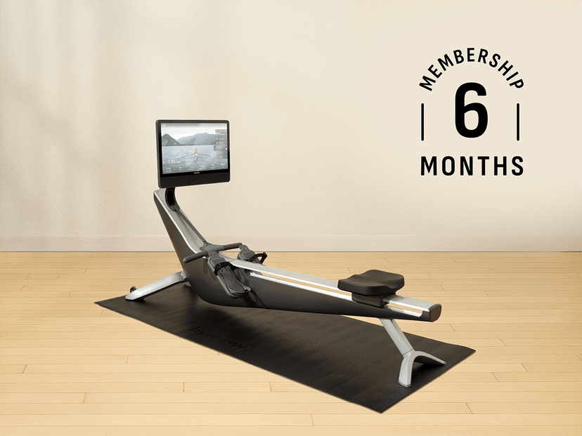 Bundle including Arc Rower, Machine Mat, 6 Month Membership