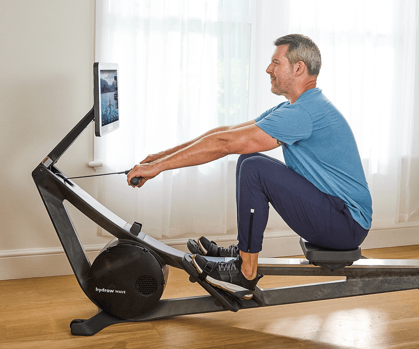 Wave Rowing Machine Hydrow Wave Rower | Compact Rowing Machine with HydroMetrics