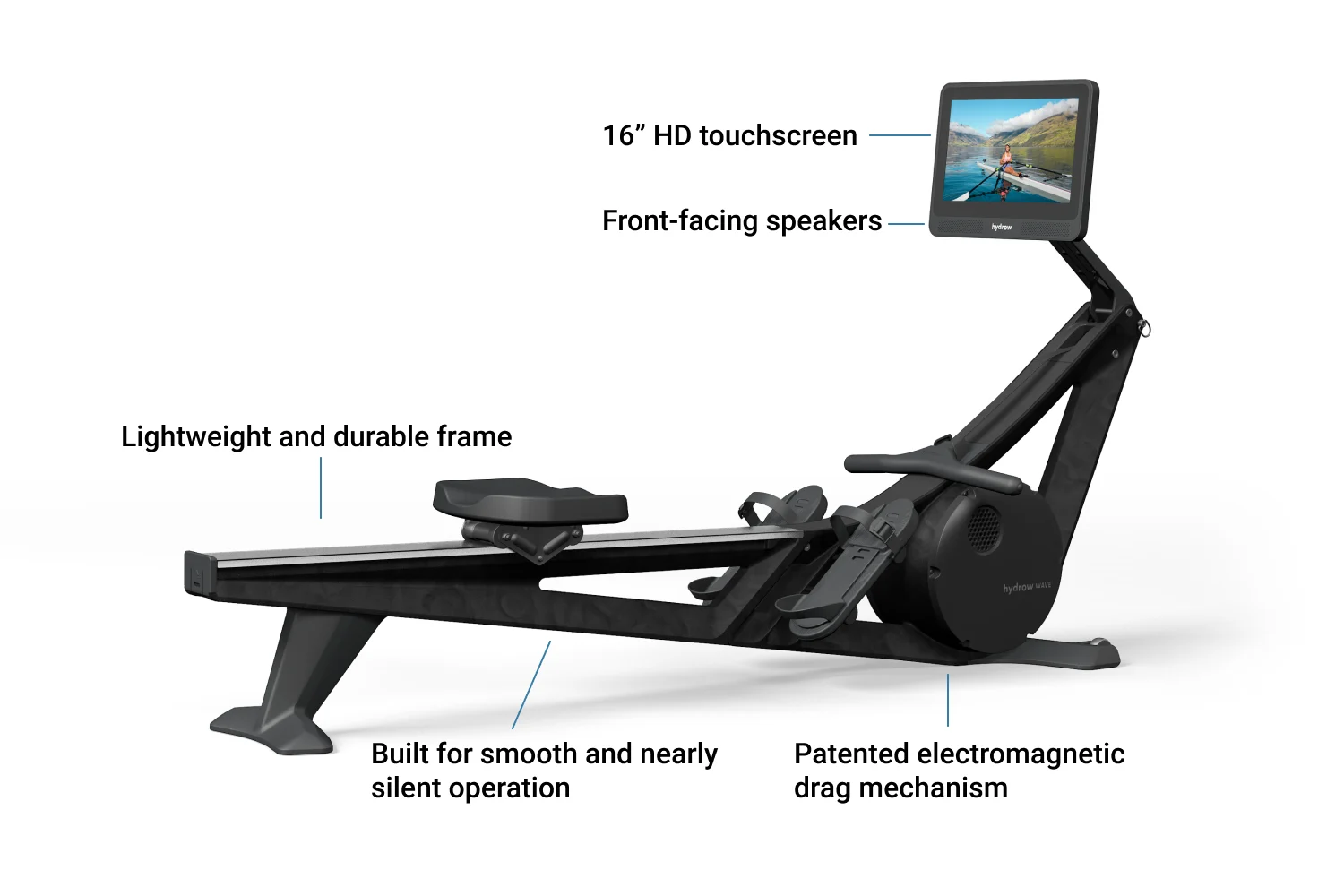 Wave Rowing Machine Meet the Hydrow Wave Rower | Indoor Rowing Machine by Hydrow