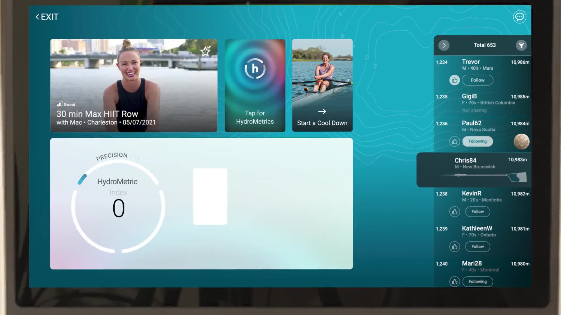 Hydrow Arc Rower | Advanced Rowing Machine for Peak Performance